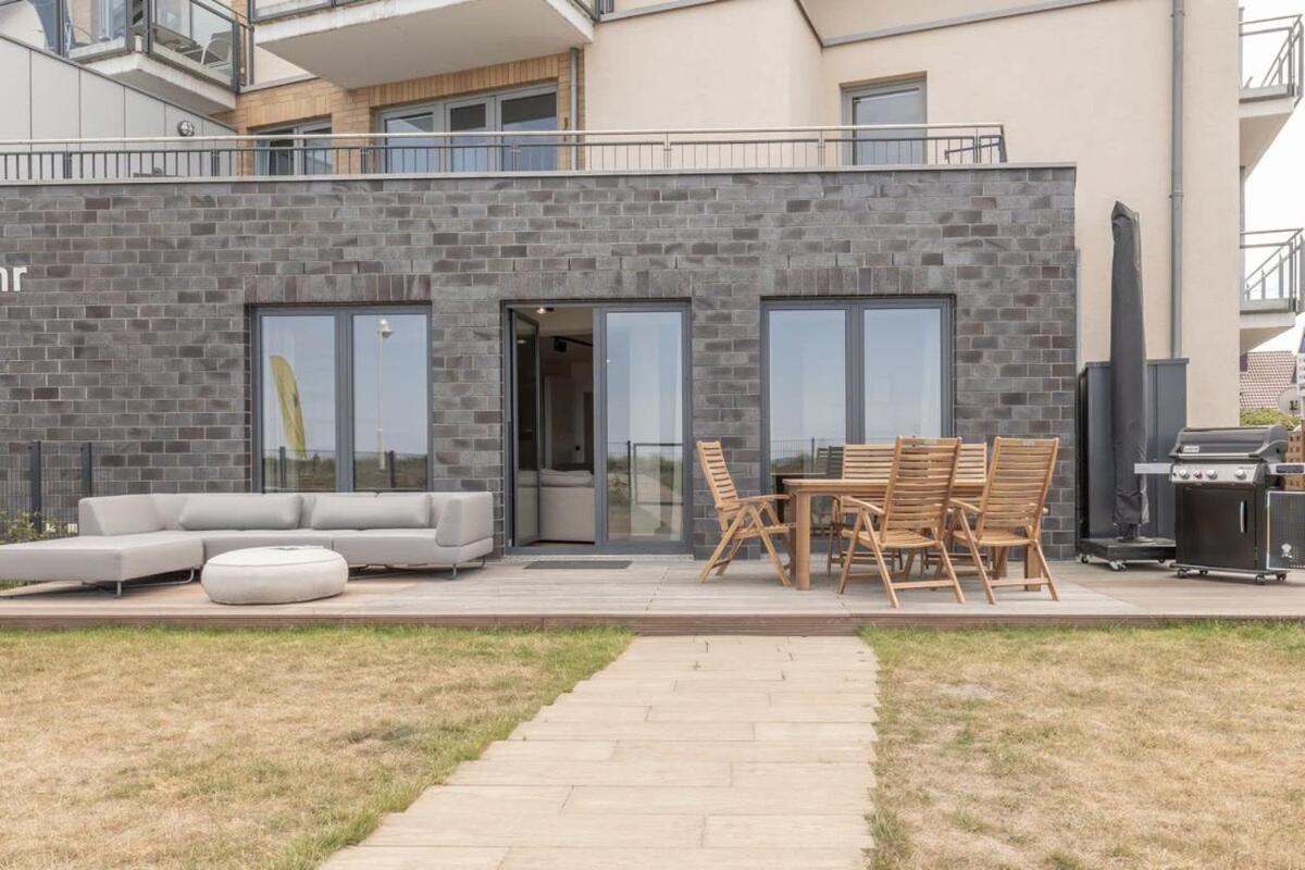 Luxus Meerblick Strand & Sauna & Garten & Heimkino Glowe Exteriör bild