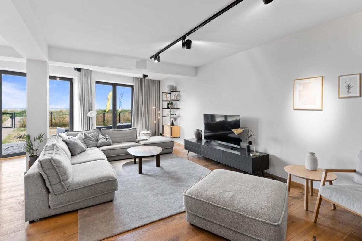 Luxus Meerblick Strand & Sauna & Garten & Heimkino Glowe Exteriör bild