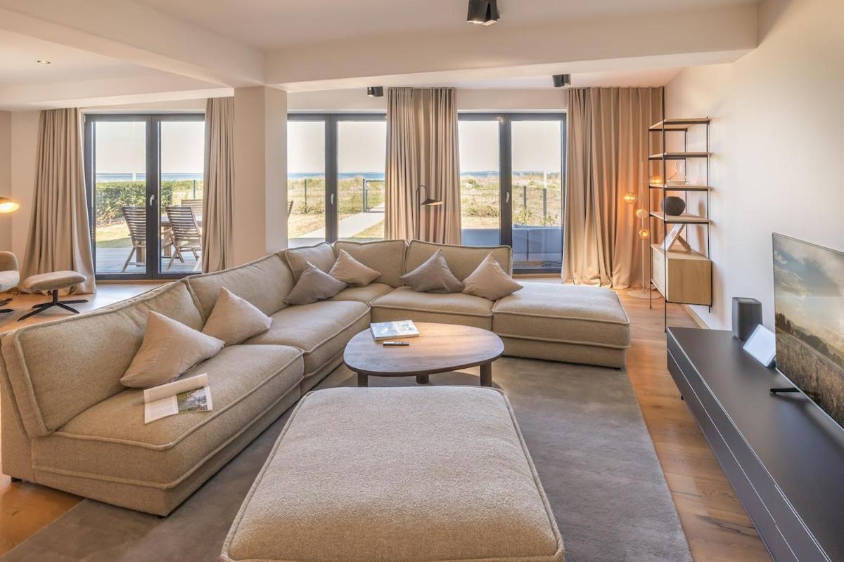 Luxus Meerblick Strand & Sauna & Garten & Heimkino Glowe Exteriör bild